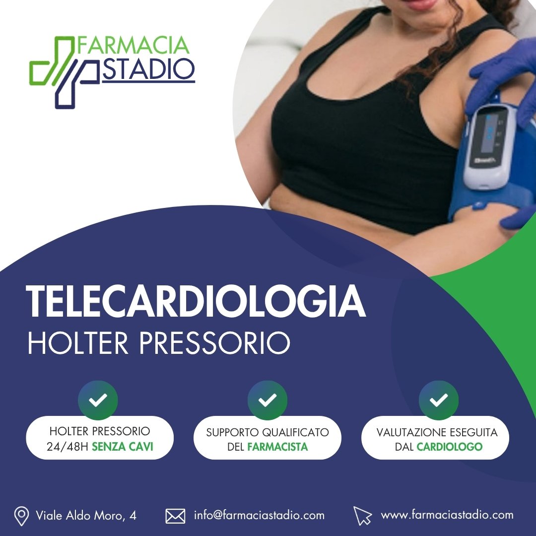 Telecardiologia: Holter pressorio 24/48 ore senza cavi
